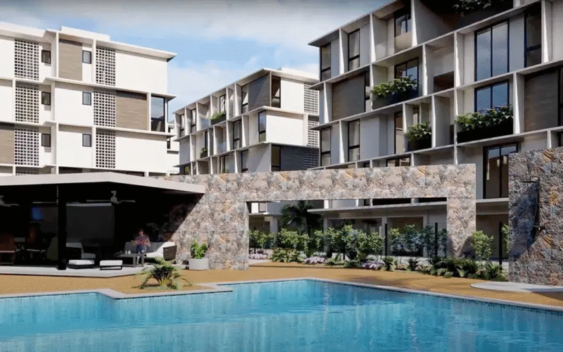 Modelo con terraza B