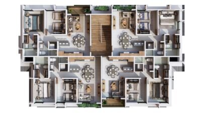 Modelo con terraza A