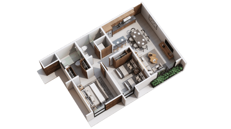 Modelo sin terraza C