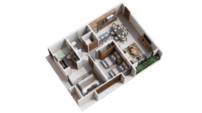 Modelo sin terraza D